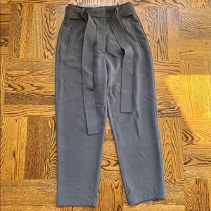 Aritzia Wilfred brand tie-front trousers